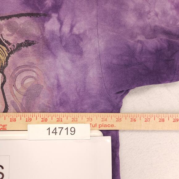 The Mountain Elephant Short Sleeve Crew Neck Graphic T Shirt Mens Size XL Pruple - Picture 7 of 10